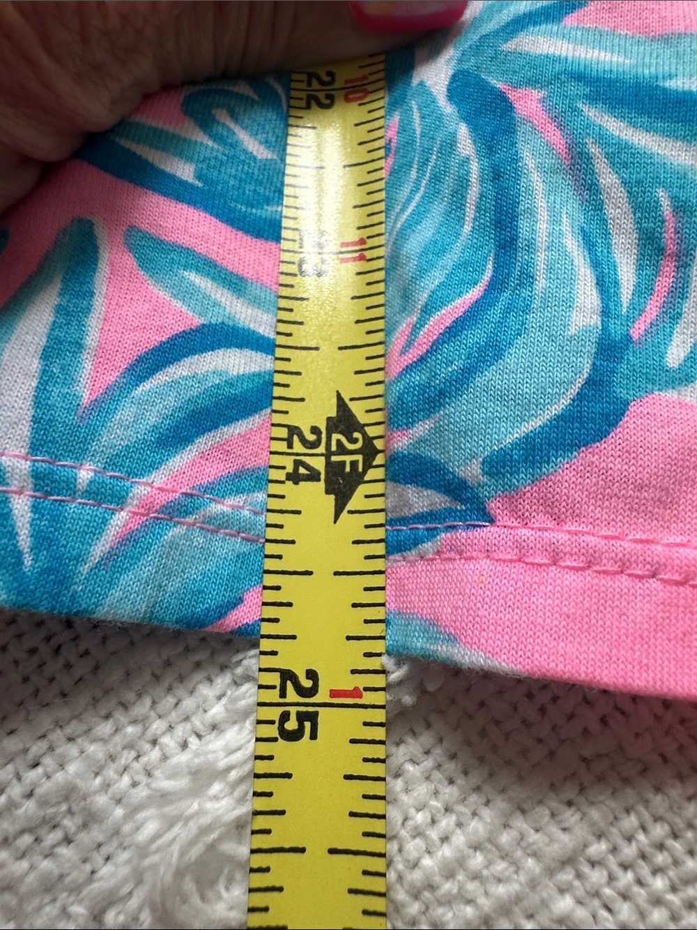 Lilly Pulitzer Pink Tropical Pineapple Print Ruffle Sleeve Top - Picture 7 of 9